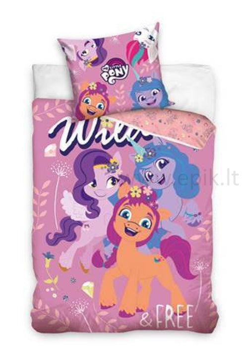 Vaikiškas patalynės komplektas "Wild & Free Pony"